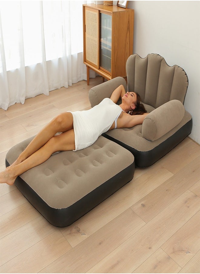 ATM Multifunction Inflatable Sofa with Armrests - Strong Bearing Capacity, 100 x 88 x 90 cm  - Image 2