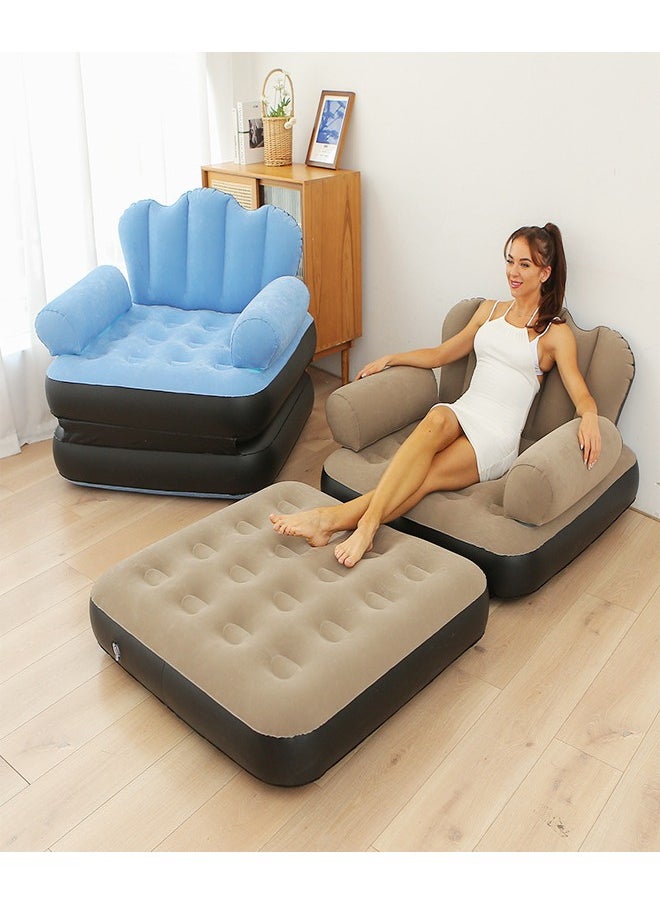 ATM Multifunction Inflatable Sofa with Armrests - Strong Bearing Capacity, 100 x 88 x 90 cm  - Image 3