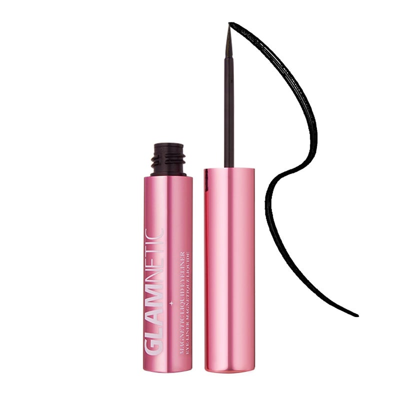 Glamnetic Magnetic Eyeliner Liquid Black for Eyelashes Waterproof Smudge Proof Liner AllDay Hold for Magnetic Lashes QuickDrying ParabenFree 0025 fl oz - Image 2