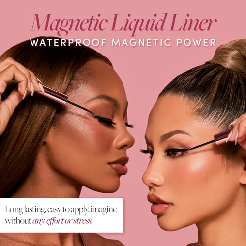 Glamnetic Magnetic Eyeliner Liquid Black for Eyelashes Waterproof Smudge Proof Liner AllDay Hold for Magnetic Lashes QuickDrying ParabenFree 0025 fl oz - Image 3