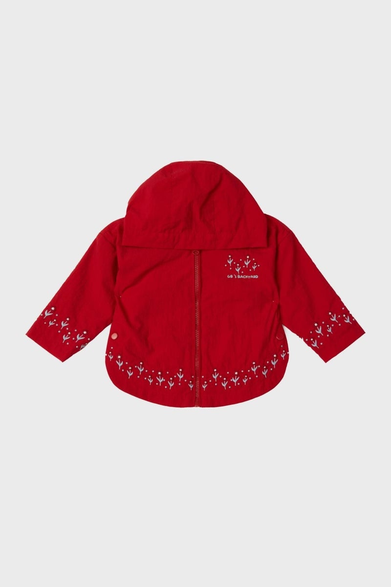 Gb Baby Layette Baby Girl Red Raincoat - Image 1
