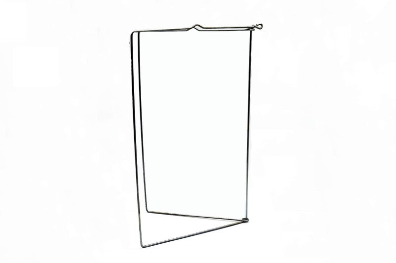 AMENSHREE Steel Special Saree Hanger (Book Type) Reliable and Wrinkle Free Clothing Pack of 12 Piece, Silver - Image 5