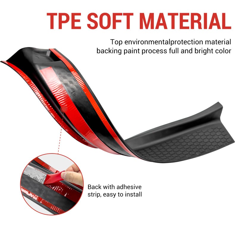 Utiiy Door Sill Guards Kit Fit for 2018-2025 Jeep Wrangler JL Unlimited, Door Sill Protector for 2020-2025 Jeep Gladiator, Entry Guard Protector for 2024 Wrangler JLU&Gladiator JT 4 Door Accessories - Image 5