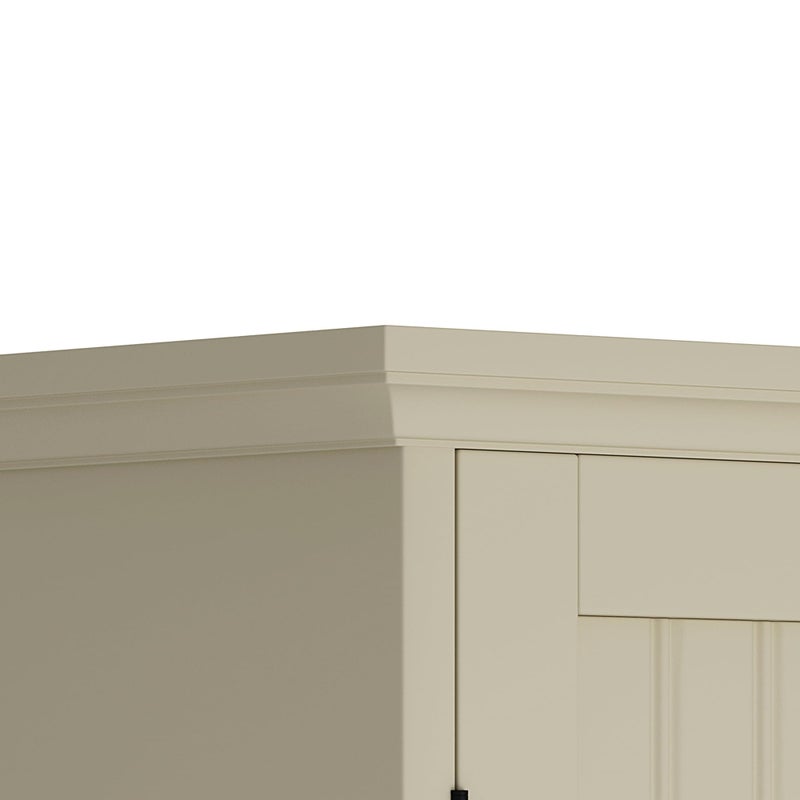 ChooChoo Bathroom Wall Cabinet, Over The Toilet Space Saver Storage Cabinet, Medicine Cabinet with 2 Door and Adjustable Shelves, Cupboard, Cream Yellow - Image 4