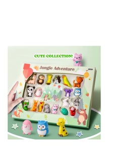 KASTWAVE 11 PCS Erasers for Kids,  Mini Animal Eraser, Novelty Erasers, Pencil Erasers, Perfect for School, Parties, and Gifts  - Image 5