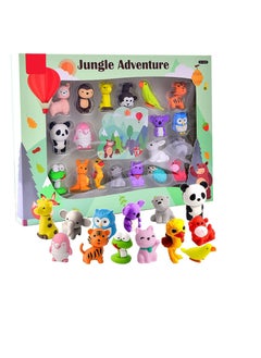 KASTWAVE 11 PCS Erasers for Kids,  Mini Animal Eraser, Novelty Erasers, Pencil Erasers, Perfect for School, Parties, and Gifts  - Image 1