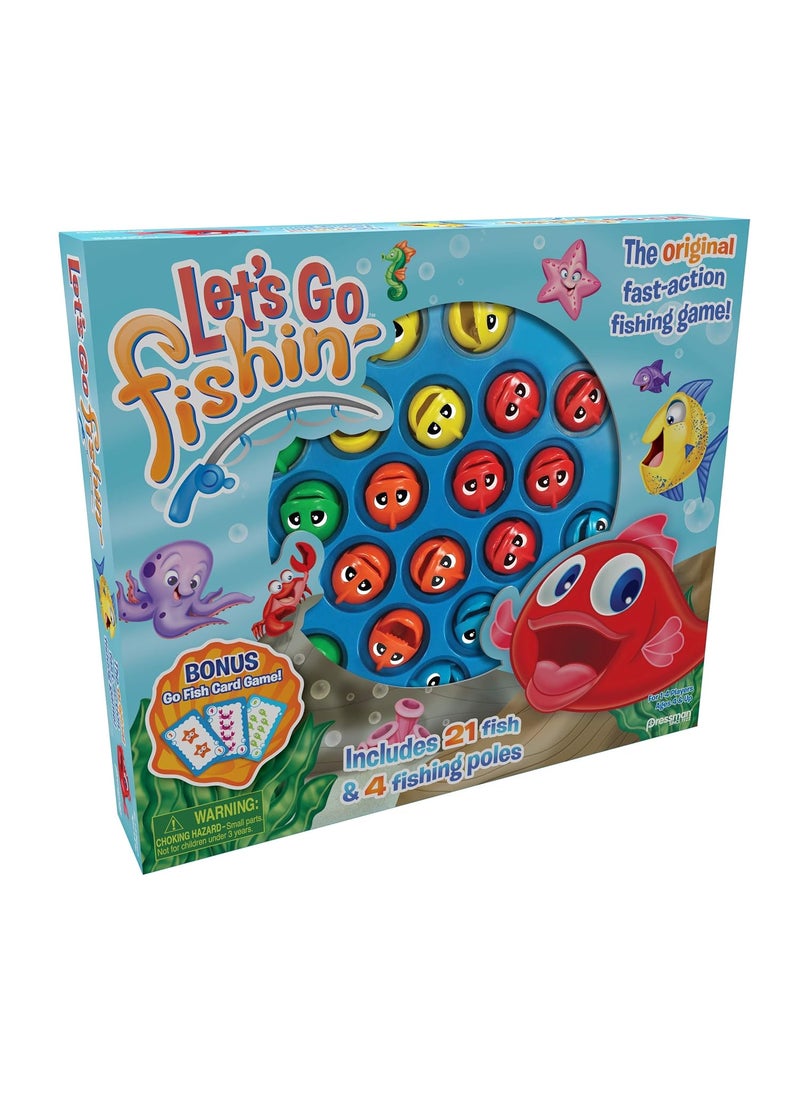 Pressman Pressman 58 Lets Go Fishin Combo Game Includes Go Fish Card Game  - Image 4