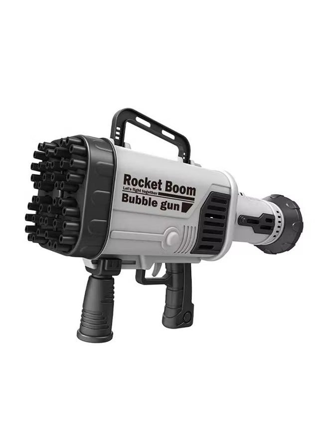 Rocket 64-Hole Gatling Bubble Machine for Kid, Cool Electric Automatic Bubble Machine Rocket Launcher Outdoor Children's Toys , Bubble Blower Gatling Gun Outdoor Toys for Kids - Image 1