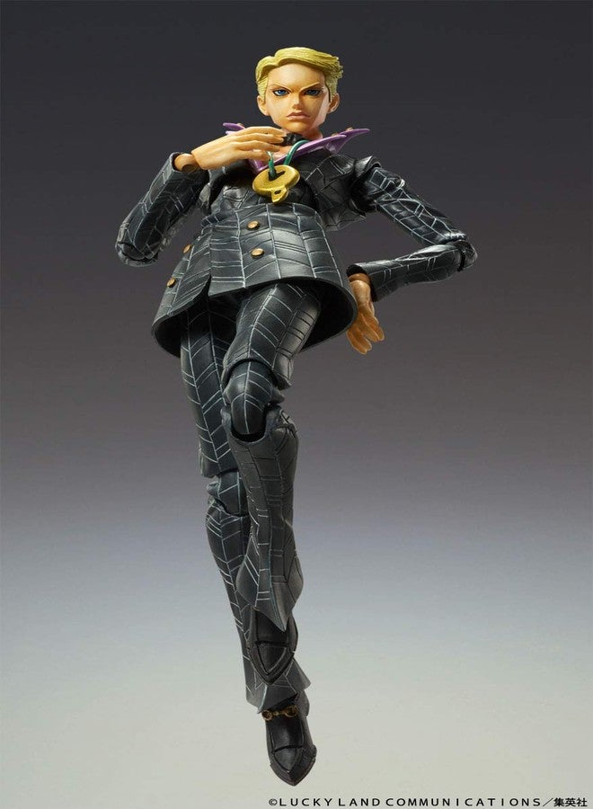 MediCos JoJo's Bizarre Adventure Part 2: Chozo Kado Prosciutto Super Action Statue Figure, Multicolor, 6 inches - Image 5