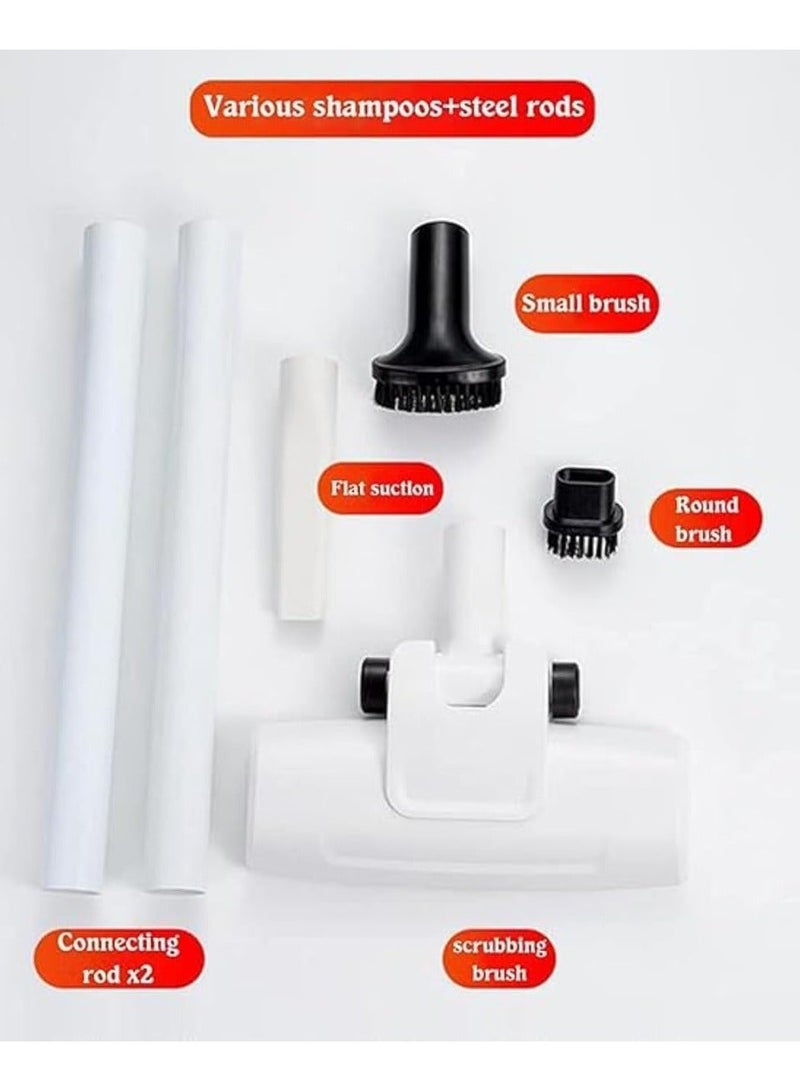 مكنسة كهربائية لاسلكية 3 في 1 - قابلة لإعادة الشحن، فلتر غبار قوي، وقت تشغيل 35 دقيقة، مكنسة كهربائية خفيفة الوزن وفائقة الهدوء - أفضل مكنسة كهربائية محمولة للحيوانات الأليفة للمنزل والمكتب وتنظيف السيارة - Image 3