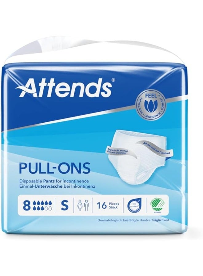Attends Pull Ons 8, Small, Pack Of 16 - Image 2