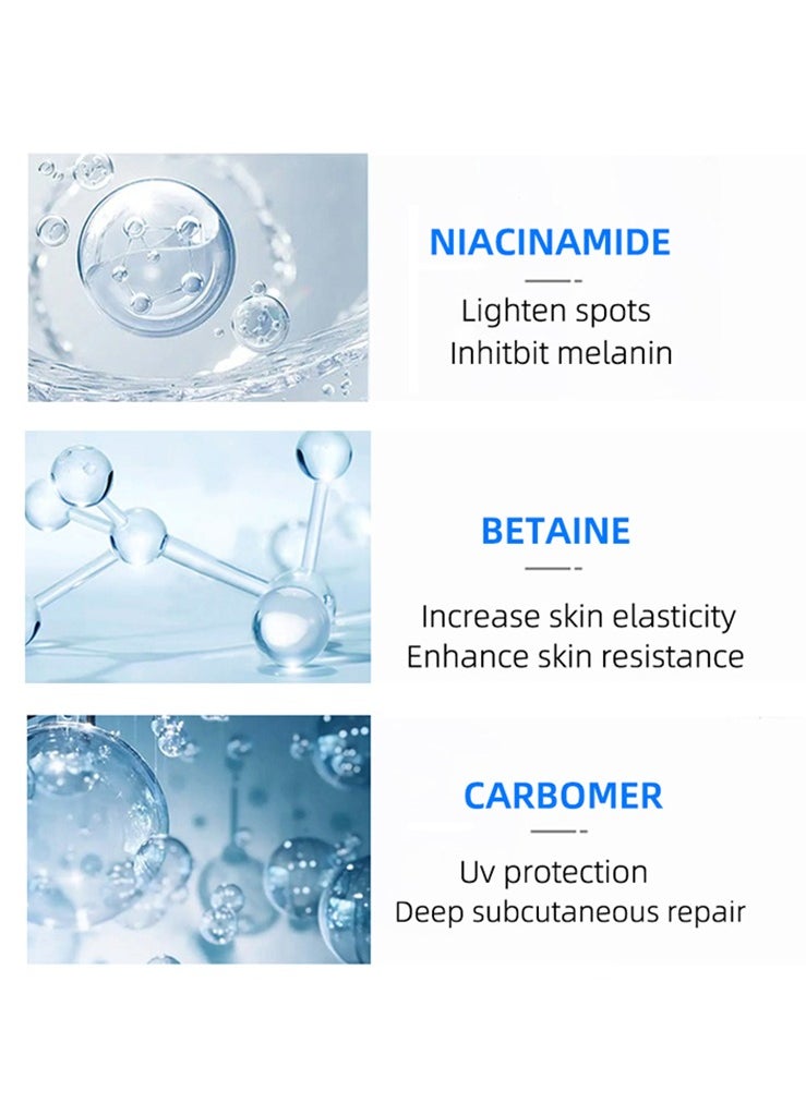 MMJD - Niacinamide Brightening Toner for Dark Spots Even Skin Tone Eye Area Fine Lines & Wrinkles Anti-Aging Smoothening Skin Face Whitening Toner 100ml - Image 1