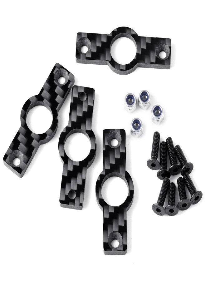 JGGZONE RC Carbon Fibre C-Hub Plate Strengthening Plate Wheel Plate for 1/10 Tamiya Clod Buster-4×4×4 RC Chassis Upgrade Parts - Image 2