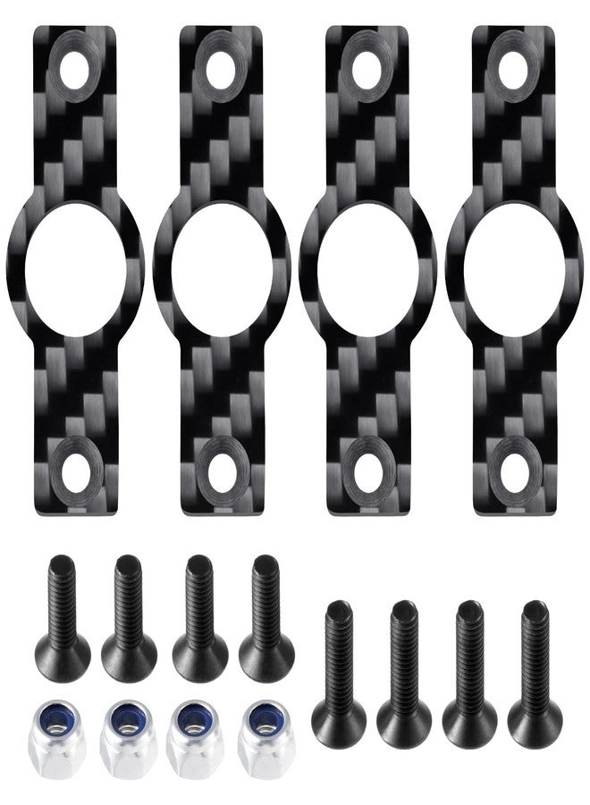 JGGZONE RC Carbon Fibre C-Hub Plate Strengthening Plate Wheel Plate for 1/10 Tamiya Clod Buster-4×4×4 RC Chassis Upgrade Parts - Image 1