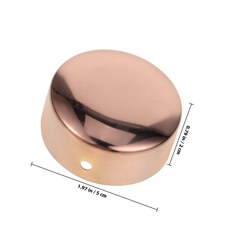 Round Handrail End Caps, Suitable for Wooden and Plastic Rails, Long-lasting Protection - Image 2