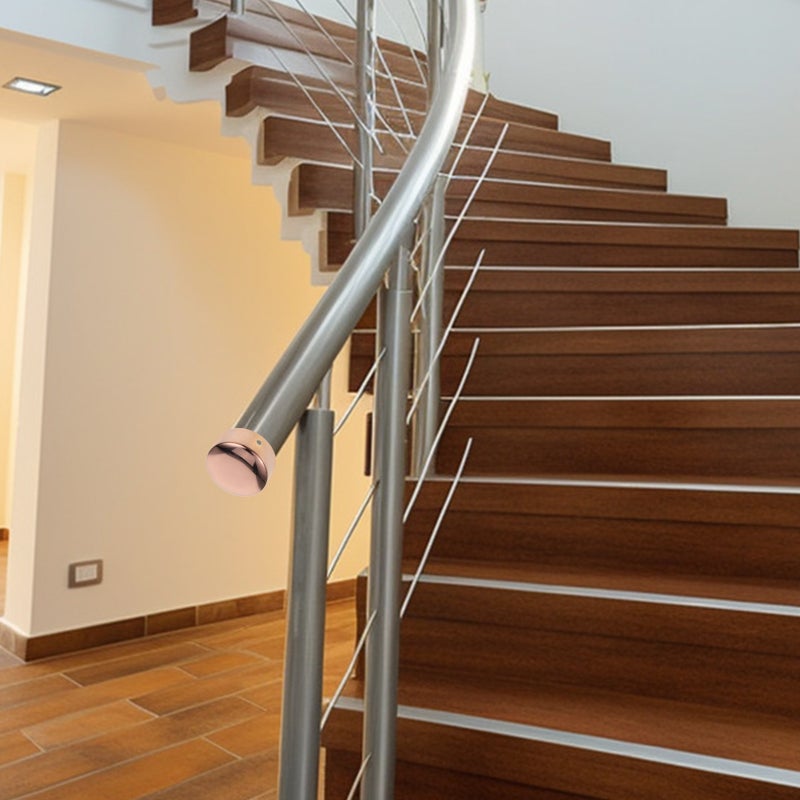Round Handrail End Caps, Suitable for Wooden and Plastic Rails, Long-lasting Protection - Image 3
