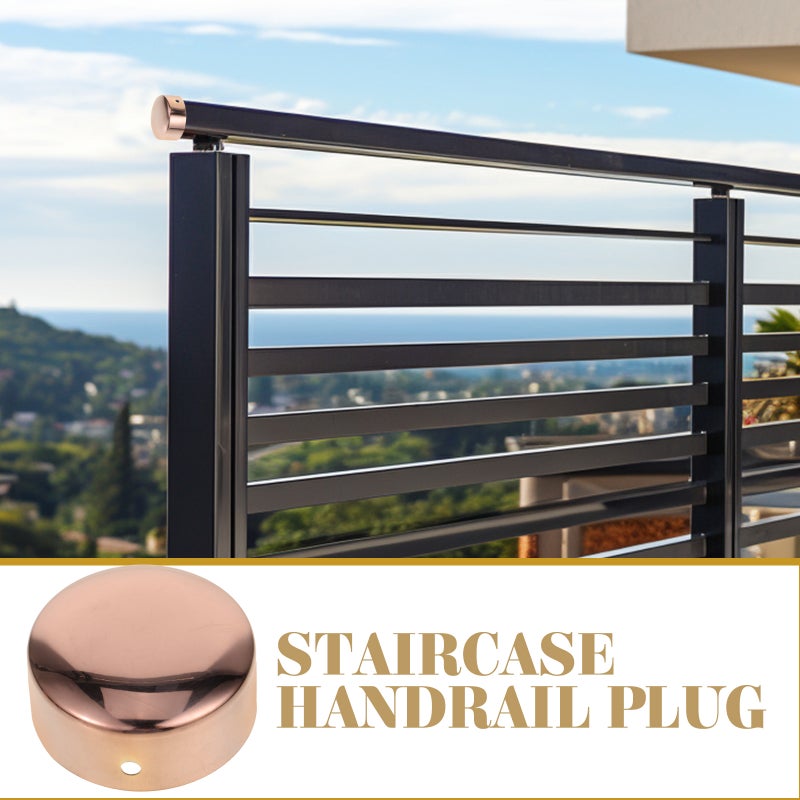 Round Handrail End Caps, Suitable for Wooden and Plastic Rails, Long-lasting Protection - Image 5