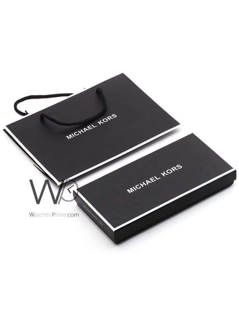 Michael Kors - Michael Kors Black Men’S Wallet And Card Holder With Keychain And Gift Box - Image 1