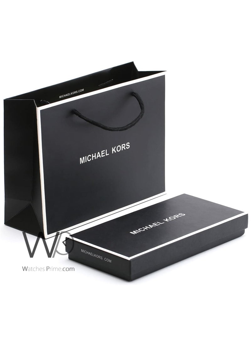 Michael Kors - Michael Kors Black Men’S Wallet And Card Holder With Keychain And Gift Box - Image 1