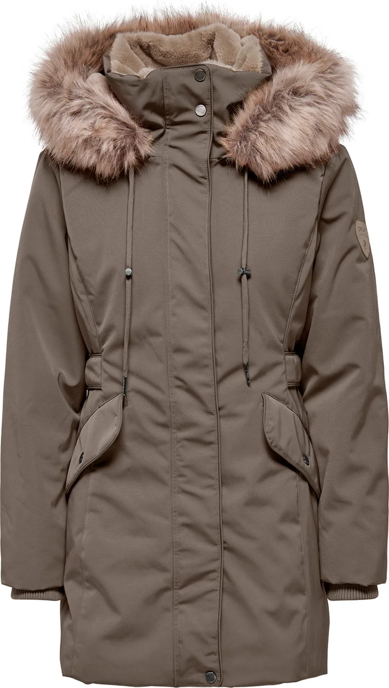 اونلي Onlnewpriska Plush Lined Hooded Parka Women's Parka 15300627