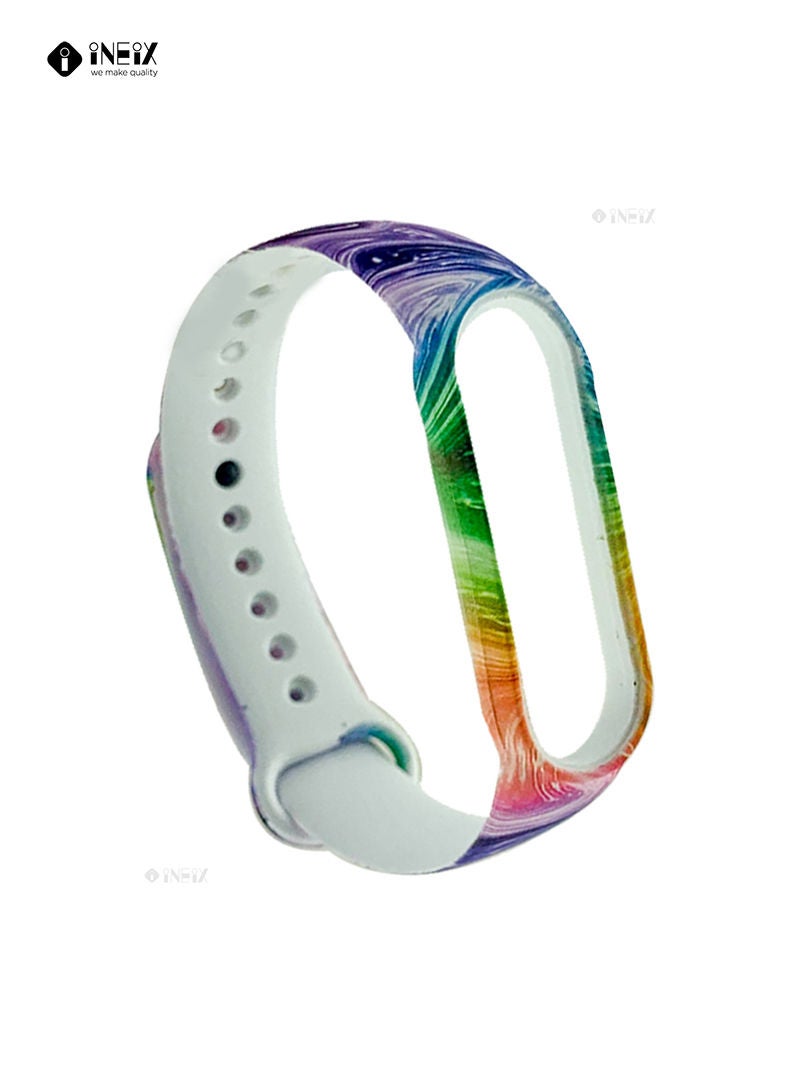 INEIX Fashion Soft Silicone Replacement Strap For Xiaomi Mi Band 6  - Image 1