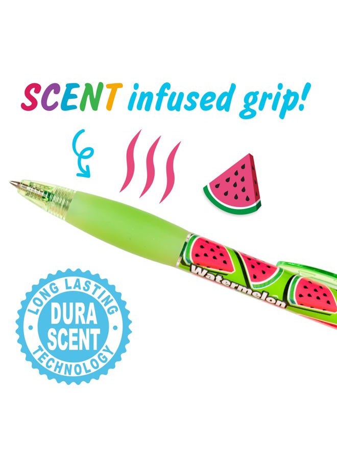 Scentco Glitter Gel Smens - Gourmet Scented Pens, Colored Gel Ink, Medium Point, 8 Count - Image 3