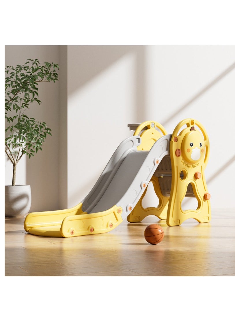 Foldable Dog  Slide +Ball Ring 149*78*50 cm  ,Yellow 