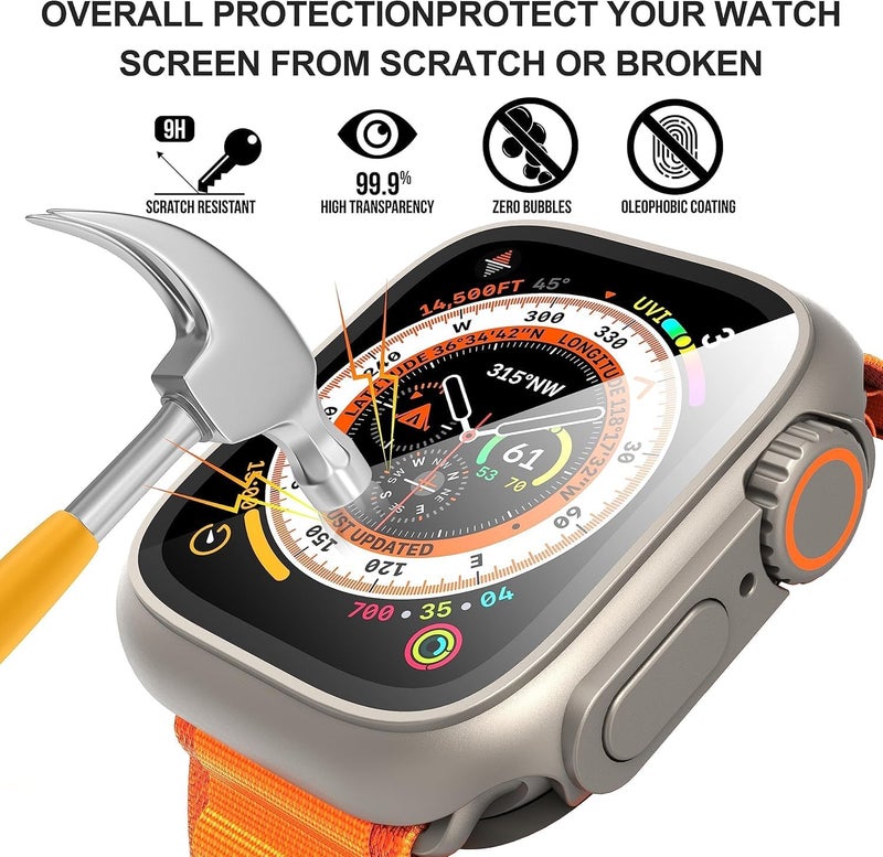Meyaar Waterproof Case for Apple Watch Series 10 (46mm) Convert to Ultra with Screen Protector, Hard PC Bumper Back Frame, Protective Cover for iWatch - Image 5