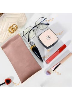 Catei Karrui Soft Leather Eyeglass Pouches Set of 3 Durable Water Resistant Auto Closure Storage Cases with Delicate Stitching Compact Portable Organizer  - Image 5