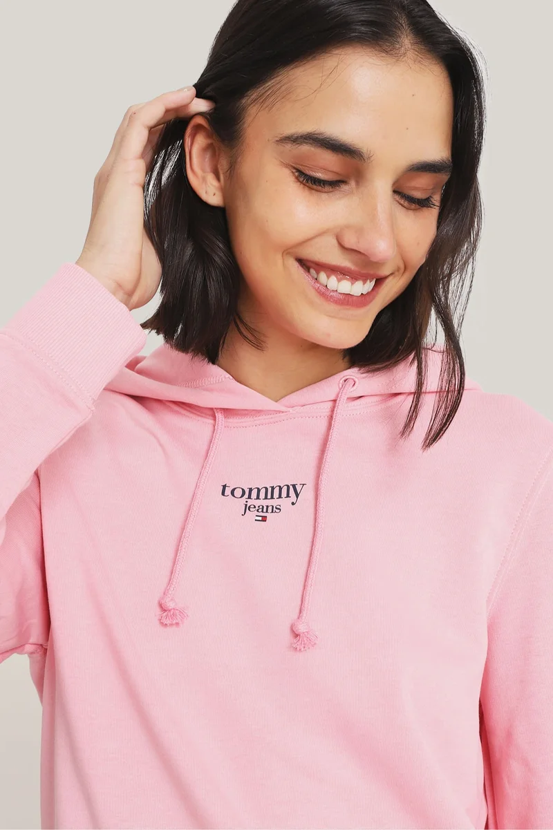 TOMMY JEANS Essential Logo Pullover Hoodie