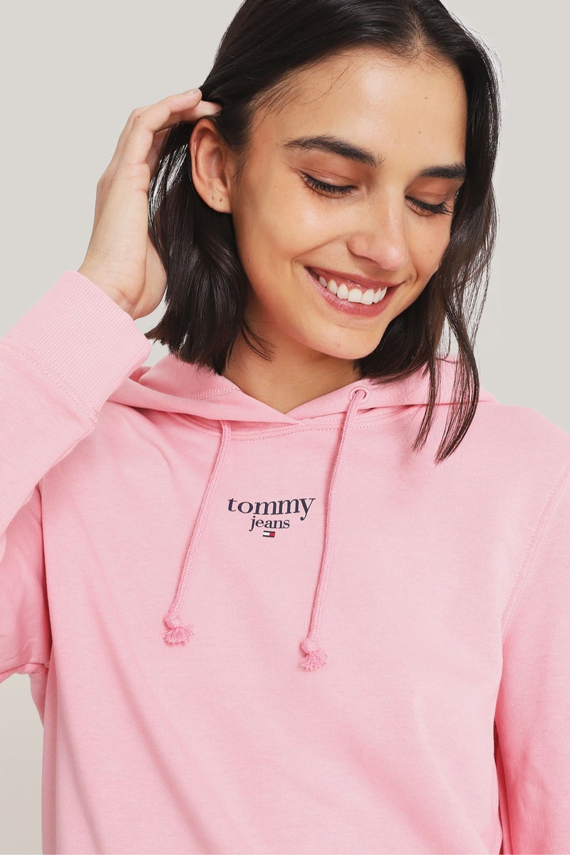 TOMMY JEANS Essential Logo Pullover Hoodie - Image 1
