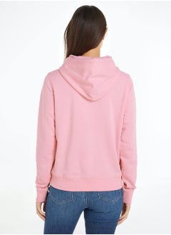 Women's Essential Logo Pullover Hoodie - Cotton, Pink - pzsku/Z2D5E5C24E098963E08A1Z/45/_/1724216648/85e46acd-5a04-4fde-a51c-f340bbf5b710