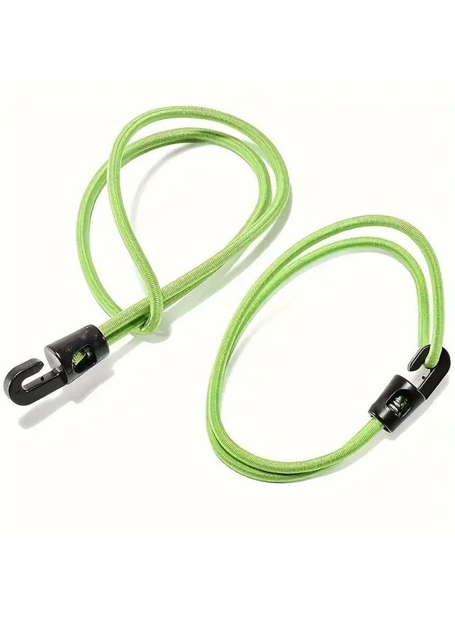 10pcs Green Heavy Duty Elastic Rope Adjustable Multi Functional Strap With Windproof Folding Design For Home Travel Camping And Car - Image 3