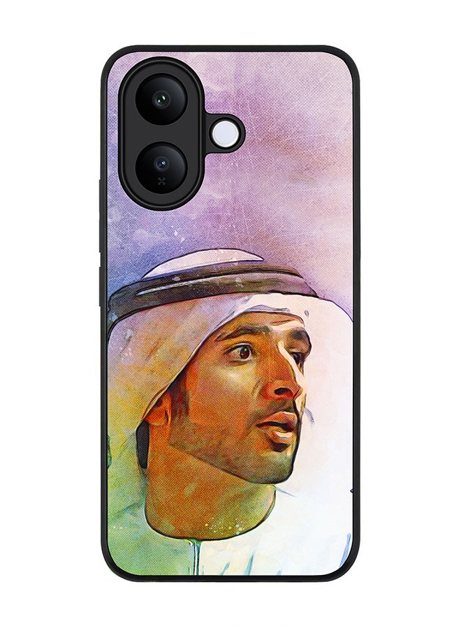 Stylizedd For vivo V60 Lite 5G / V60 Lite 4G Case,Slim fit Camera Protection, Shockproof Thin Phone cover  -  Fazza Sheikh Hamdan - Image 1
