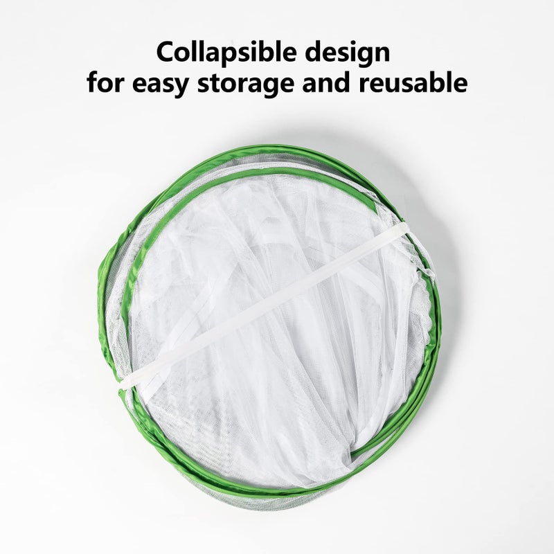 RESTCLOUD 36" Outdoor Mesh Plant Enclosure, Plant Cover for Pests, Bird and Pest Protection Guard for Fruit, Vegetables, Flowers and Herbs Pop-Up Cage 24 x 24 x 36 Inches - Image 5