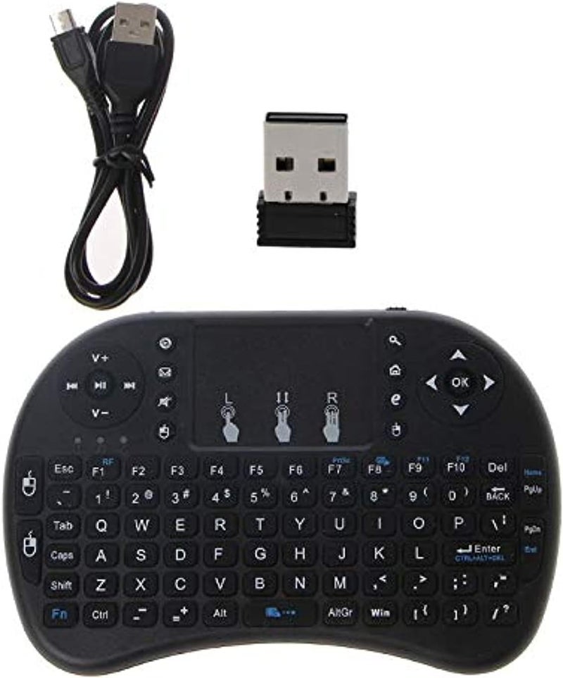 -Keyboards - Rechargeable English Touchpad Fly Air Mouse Wireless i8 Keyboard For Android TV for