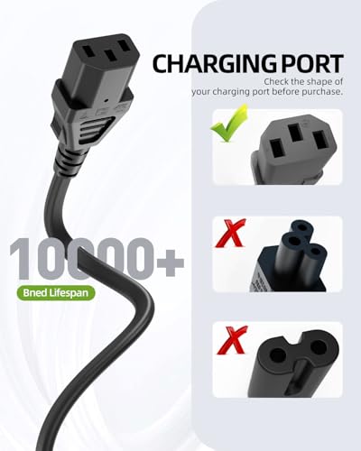 Superer كابل طاقة AC ثلاثي الشوكات مناسب لوعاء الطهي الفوري، طباخ الضغط الكهربائي، طباخ الأرز، صانع حليب الصويا، وعاء الطاقة السريع، الميكروويف وغيرها من الأجهزة المنزلية (كابل معتمد من ETL) - Image 2