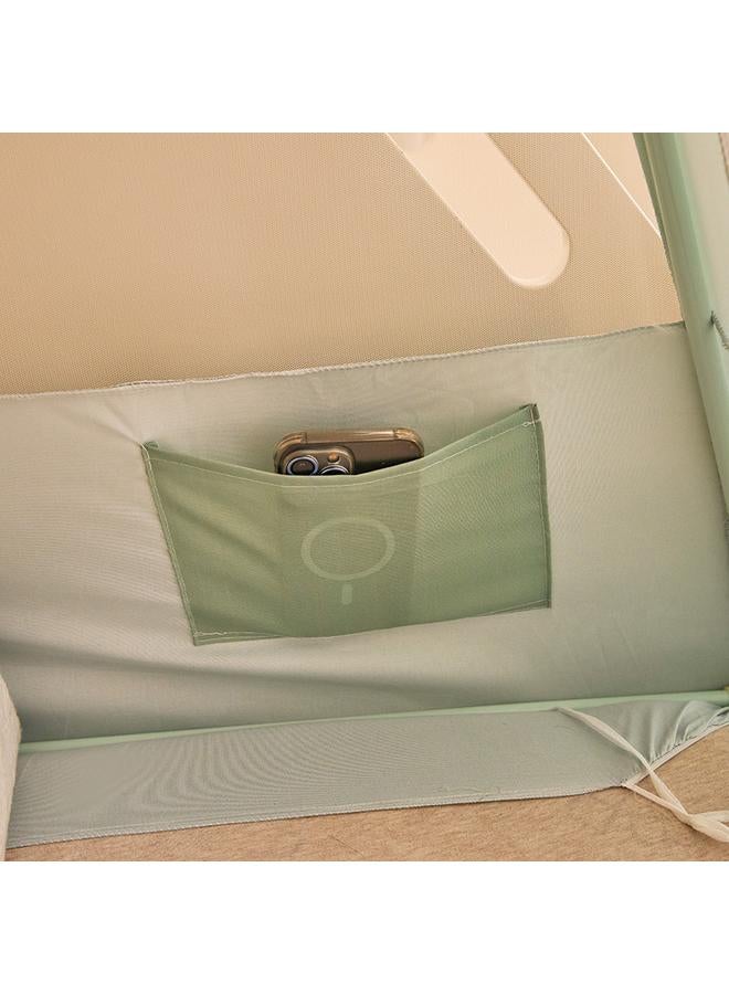 Bluejw Shading Curtain Upper And Lower Bunk Bed Mosquito Net Student Dormitory Single Encrypted Mosquito Net Three-door Paint Zipper Square Net - Image 5