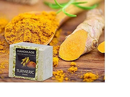 passion indulge Turmeric Handmade Soap  Pack of 3 Natural Essential Oil Nourishing Bath Bar  Deep Cleansing  Bath soap for all type skin