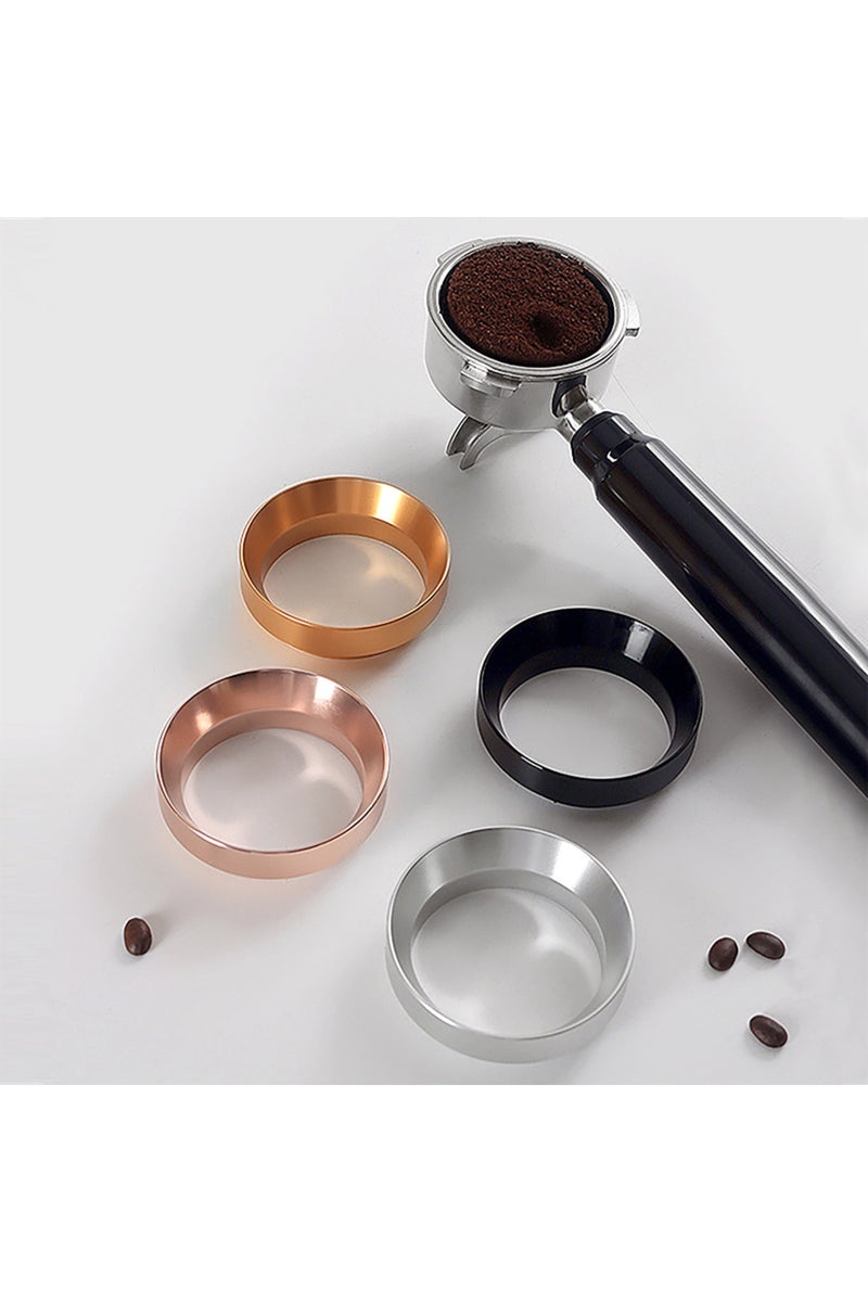 إيروريكس حلقة فضية 53 مم لالتقاط القهوة، حلقة مضادة لتطاير مسحوق القهوة، حلقة لالتقاط مسحوق القهوة، حلقة مطحنة 51 مم، 53 مم، 58 مم، ماكينة قهوة يدوية - Image 3