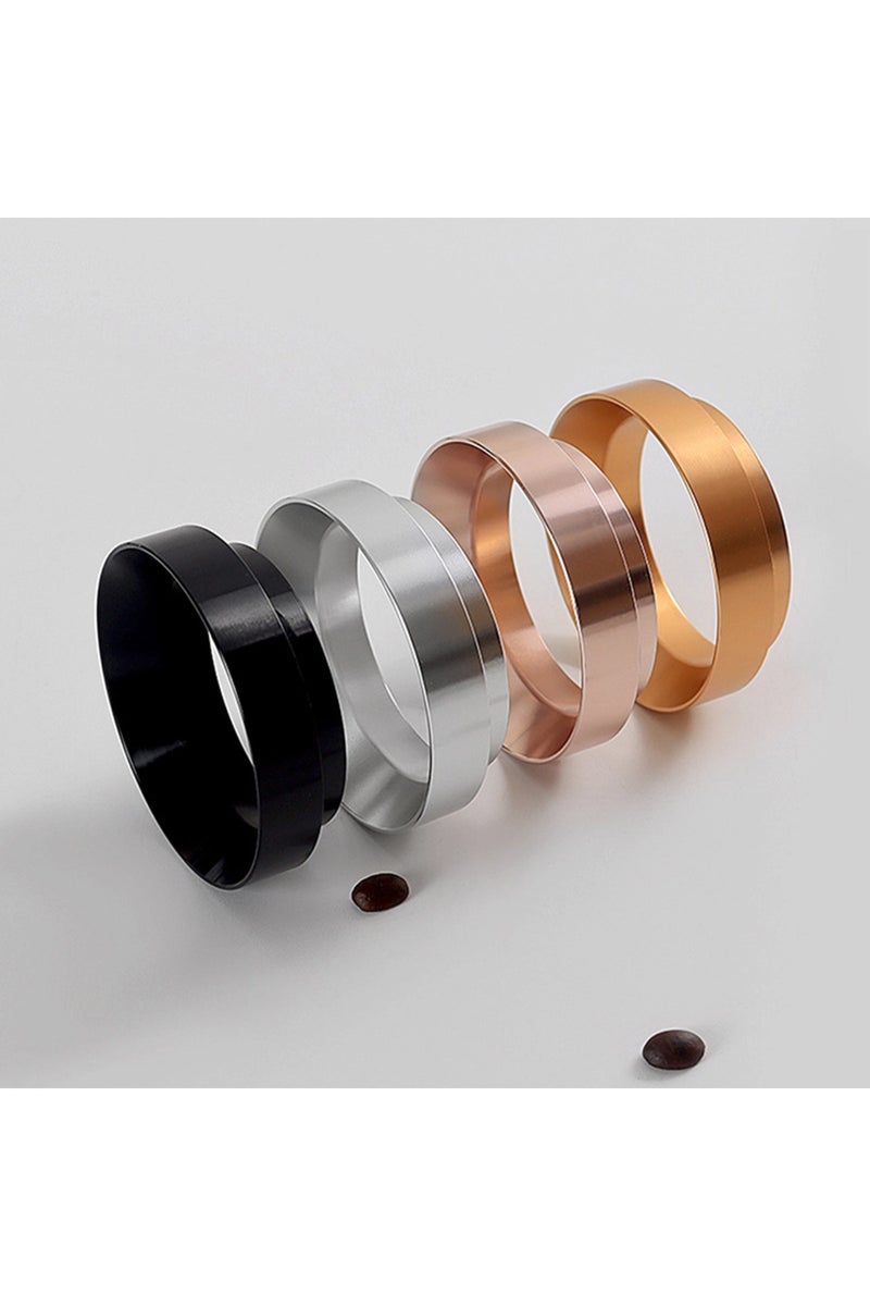 إيروريكس حلقة فضية 53 مم لالتقاط القهوة، حلقة مضادة لتطاير مسحوق القهوة، حلقة لالتقاط مسحوق القهوة، حلقة مطحنة 51 مم، 53 مم، 58 مم، ماكينة قهوة يدوية - Image 4