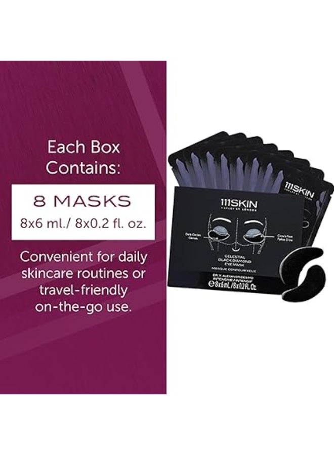 111سكن قناع العيون السماوي الأسود الماسي من 111SKIN، 6 مل - Image 2