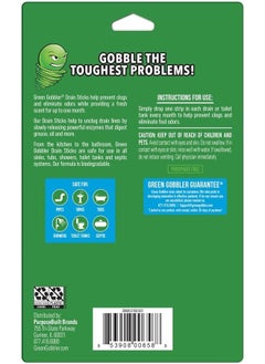 GREEN GOBBLER BIO-FLOW Drain Strips | 12 Pack | Drain Cleaner & Deodorizer  - Image 2