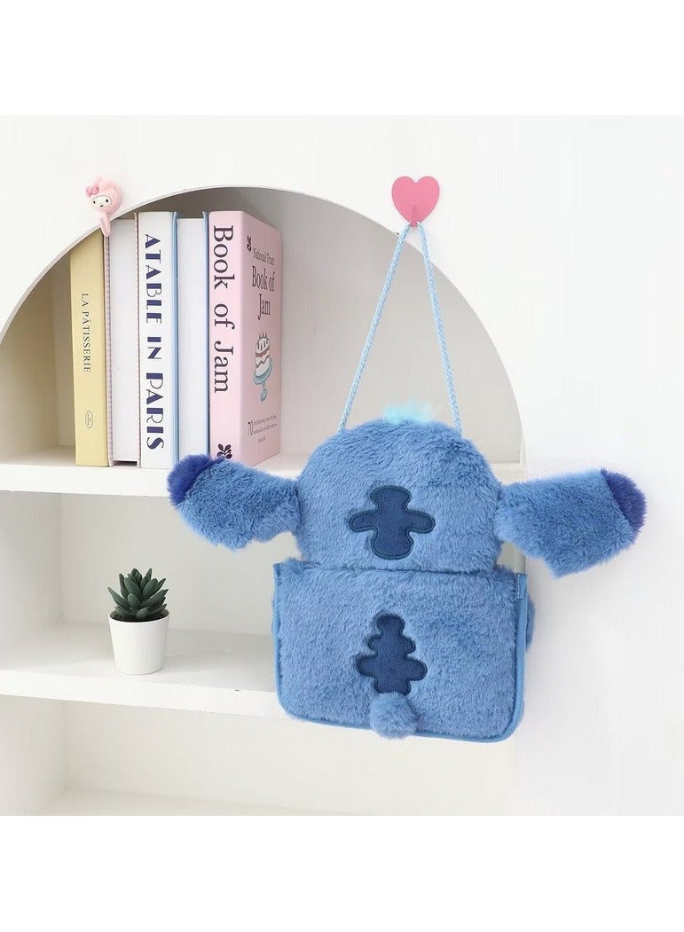 جنرال حقيبة معلقة ورش حامل يدي بتصميم كرتوني لشيتش (Stitch) العزيز. وهي تحكم في تخزين الوجبات الخفيفة ويمكن استخدامها كسلة تخزين للألعاب المتنوعة. كما أنها حقيبة مستحضرات تجميل عالية السعة.  - Image 3