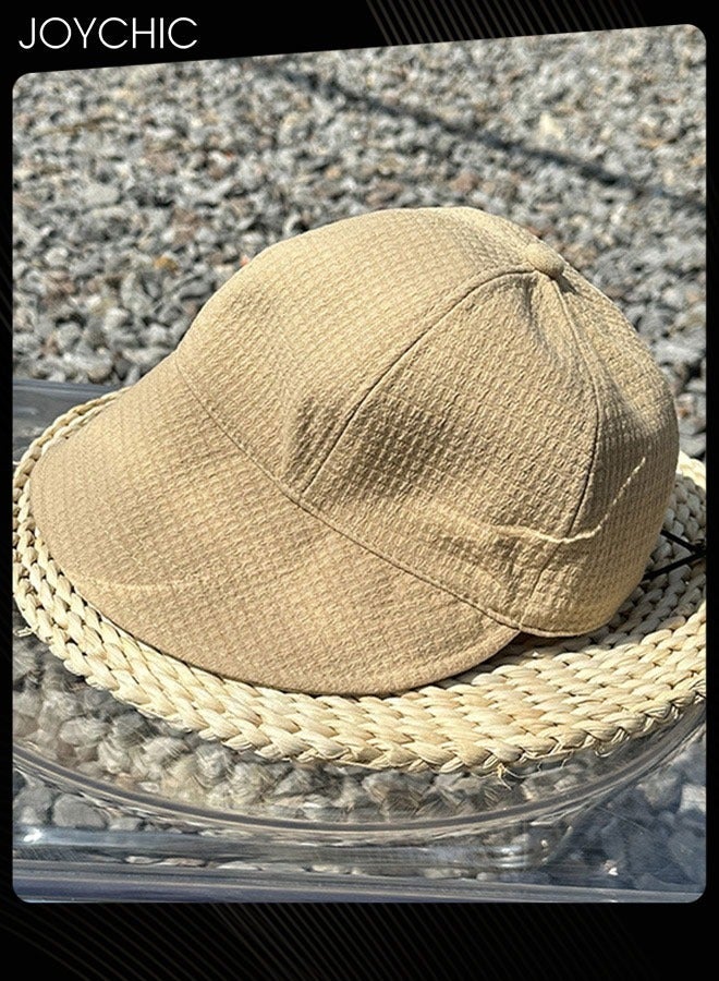 Joychic قبعة دلو متعددة الاستخدامات للنساء لفصل الربيع والصيف والخريف والشتاء للحماية من الشمس في الهواء الطلق، قبعة قابلة للتعديل وقابلة للطي بتصميم الوافل للنساء والفتيات باللون الكاكي - Image 2