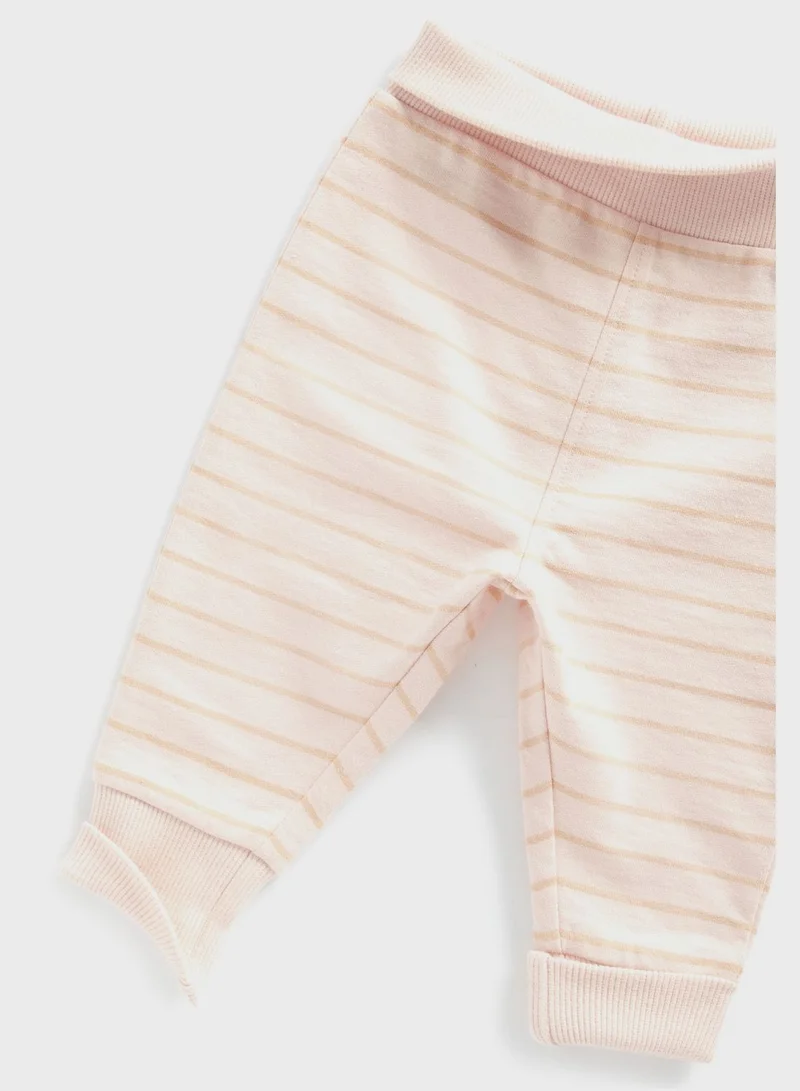 مذركير Infant Mouse Print Bodysuit & Sweatpants Set