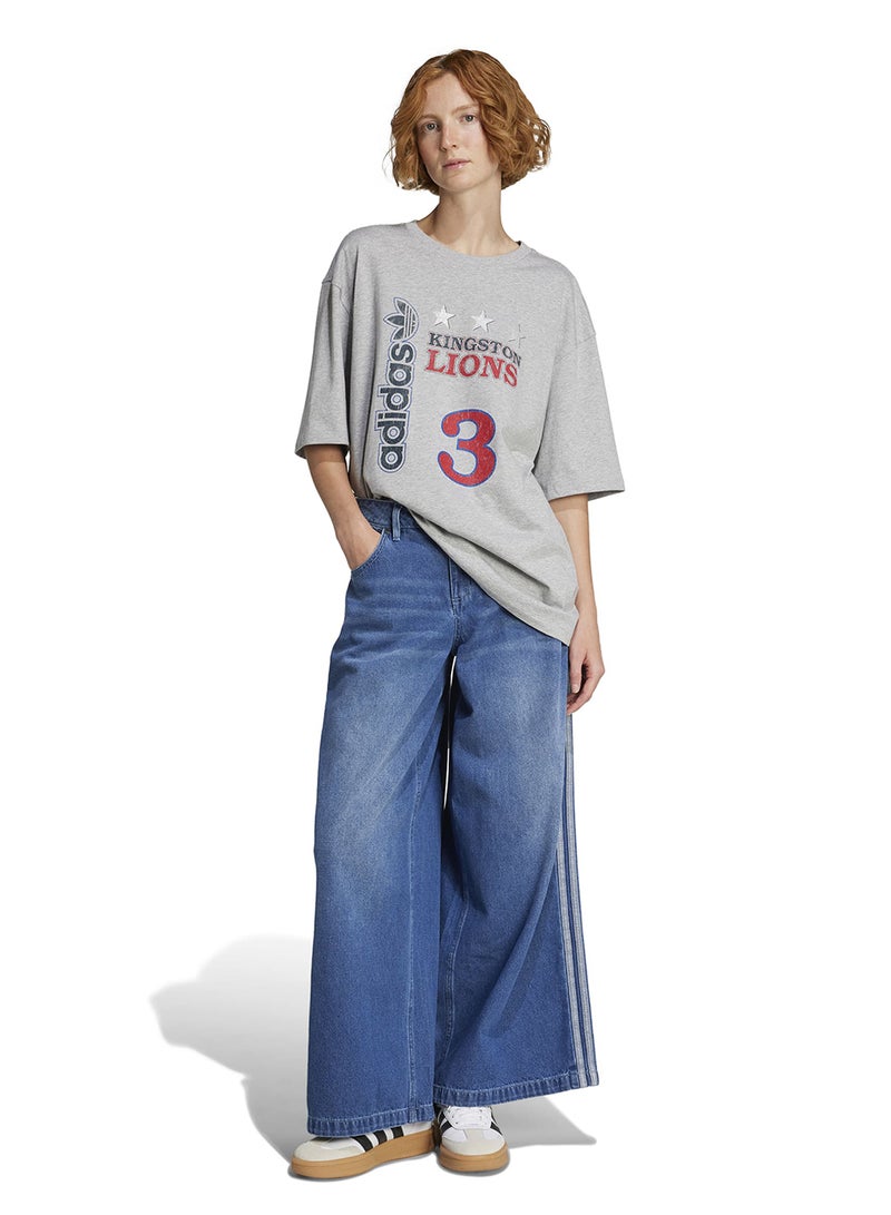 adidas Originals Retro Lions Boyfriend T-Shirt  - Image 5