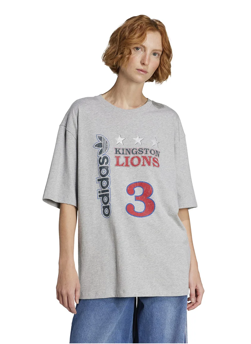 اديداس اوريجينالز Retro Lions Boyfriend T-Shirt