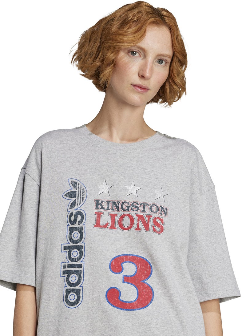 adidas Originals Retro Lions Boyfriend T-Shirt  - Image 3