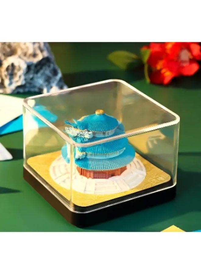 2026 Chinese New Year 3D Paper Carving Calendar The Hall of Prayer for Good Harvest Dragon Design Hand Tearable Weekly Planner Chinese Zodiac Dates Elegant Desktop Decor Home Office - Image 5